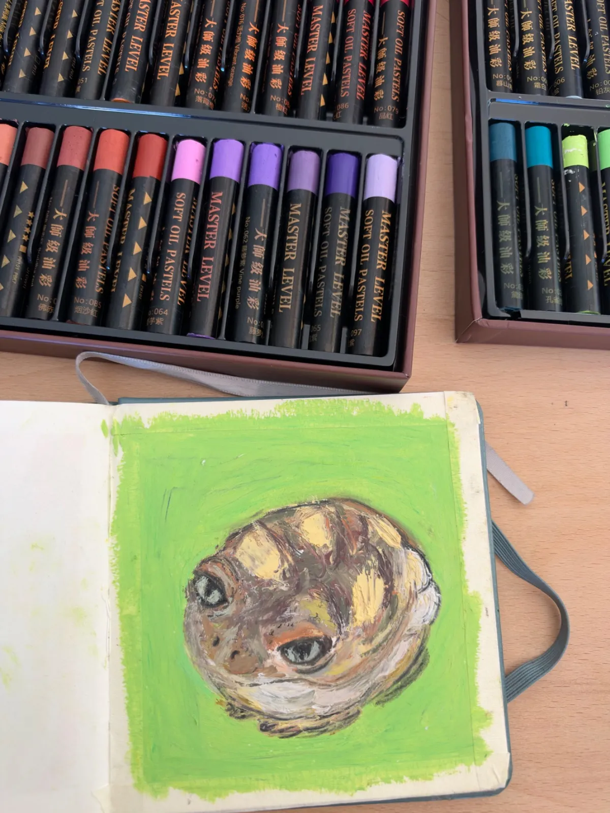 Sort of a happy little frog?