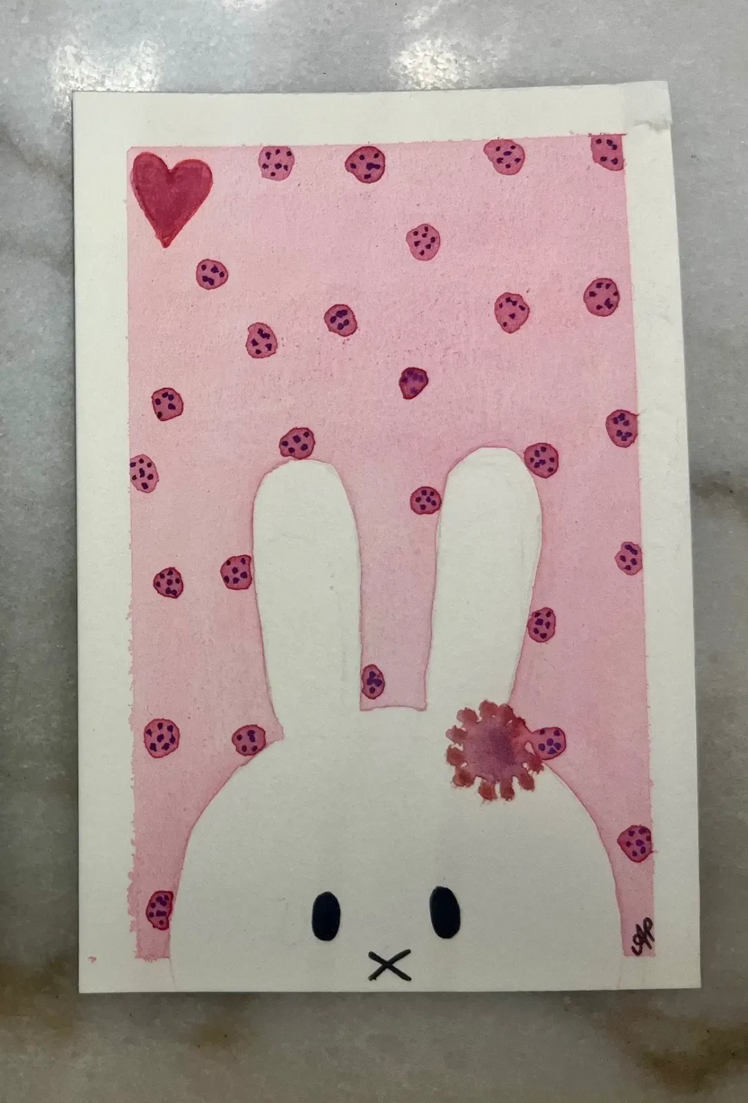 pink polka dot miffy