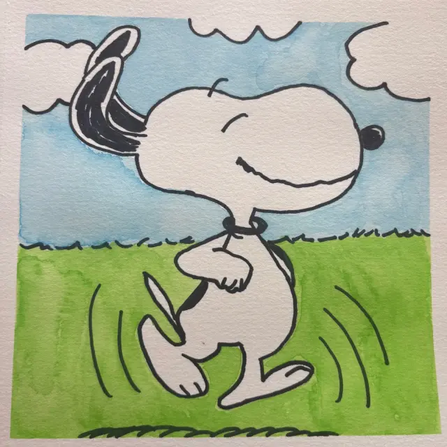 Walking Snoopy