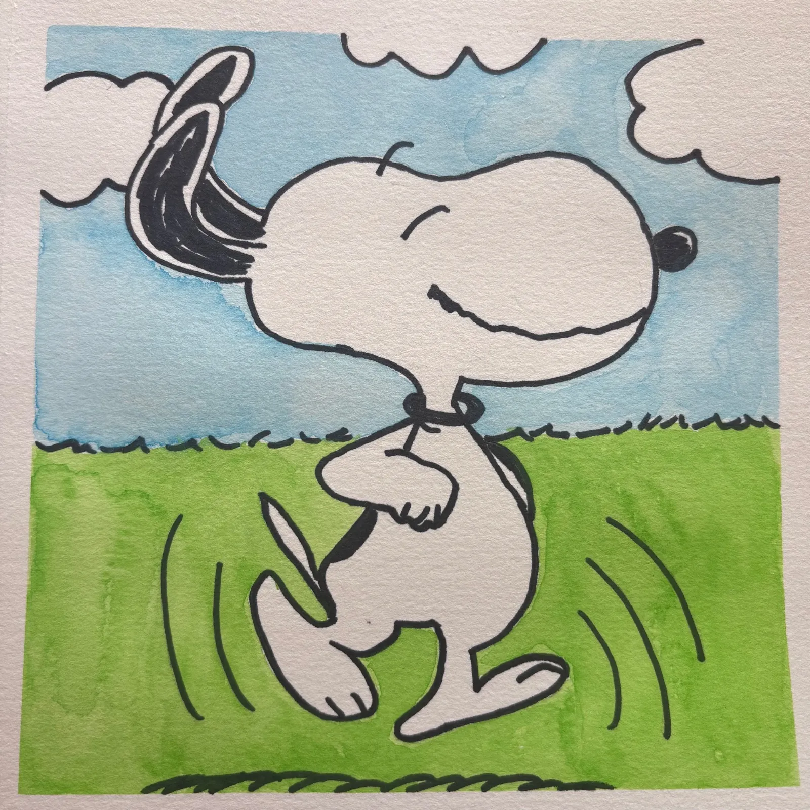 Walking Snoopy