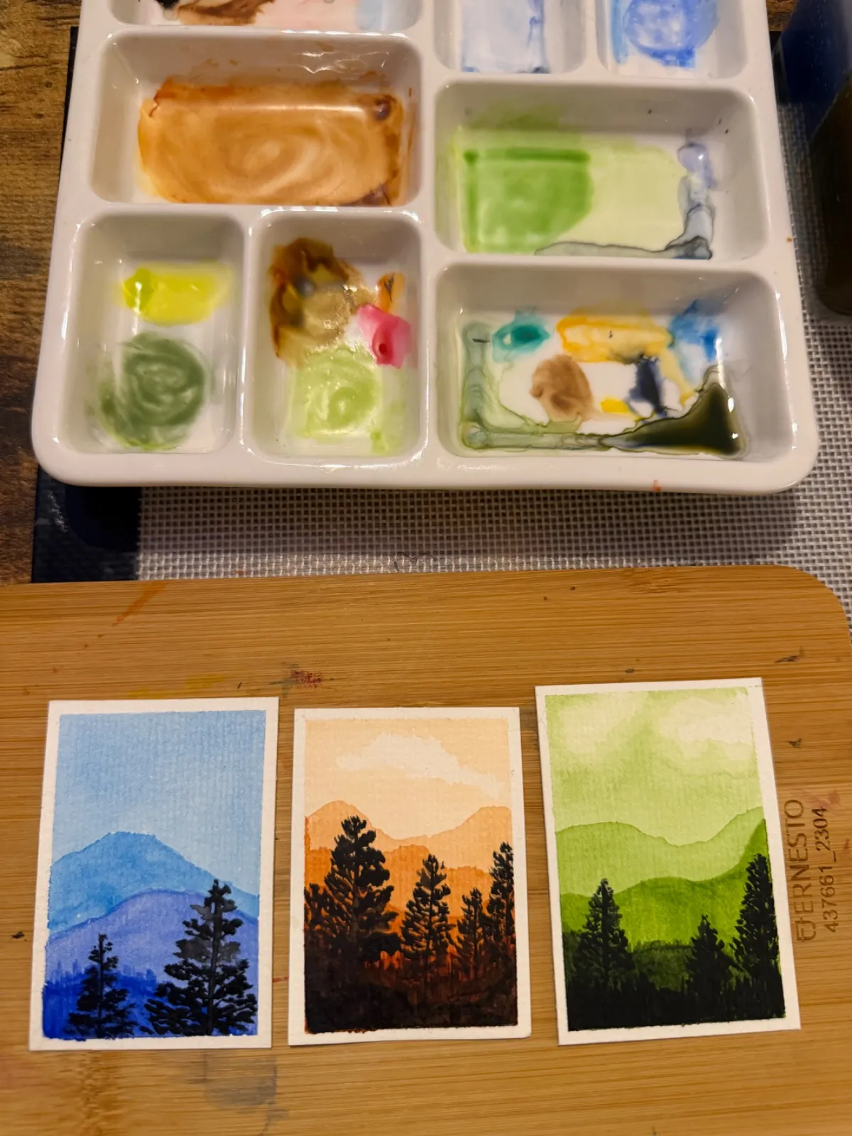 Monochrome trees