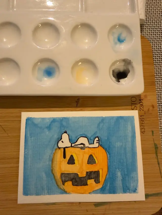 Snoopy and Pumpkin