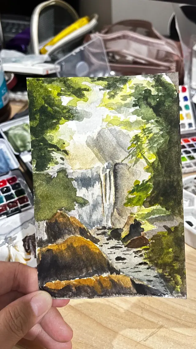 nature waterfall, sort of