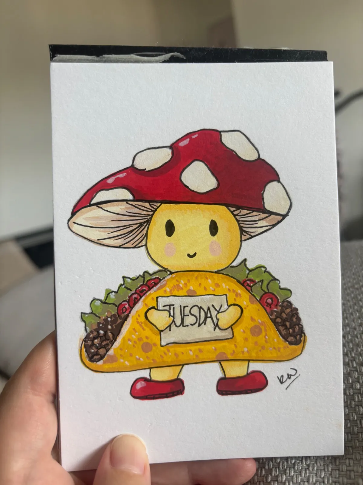 mushroom taco