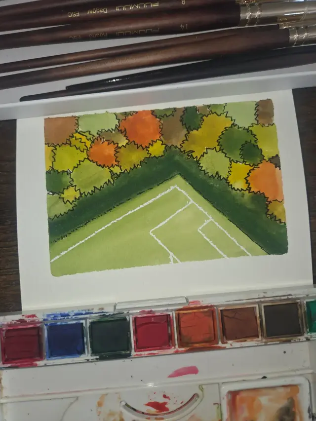 Soccer Oval in a nature park
