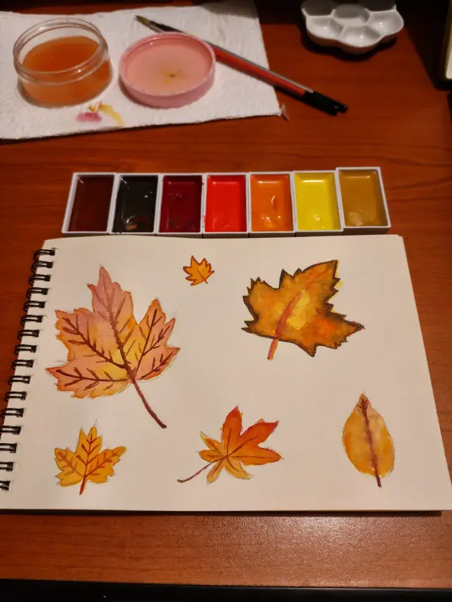 02 - Orange leaf