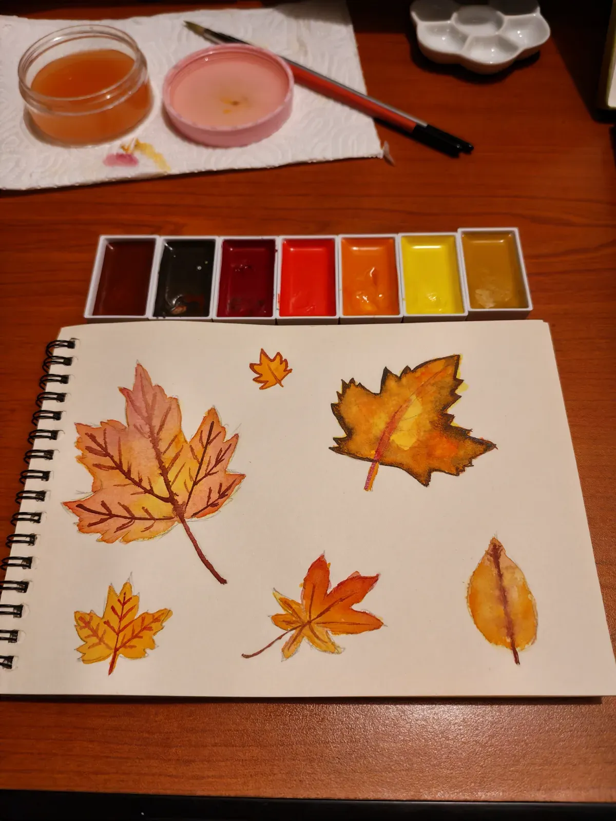 02 - Orange leaf