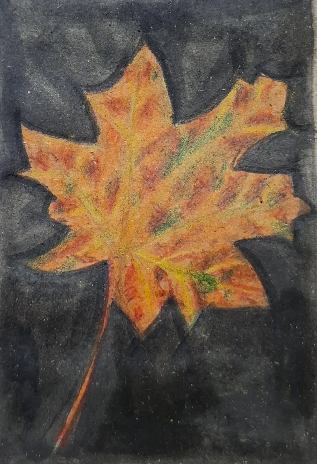 Orange leaf
