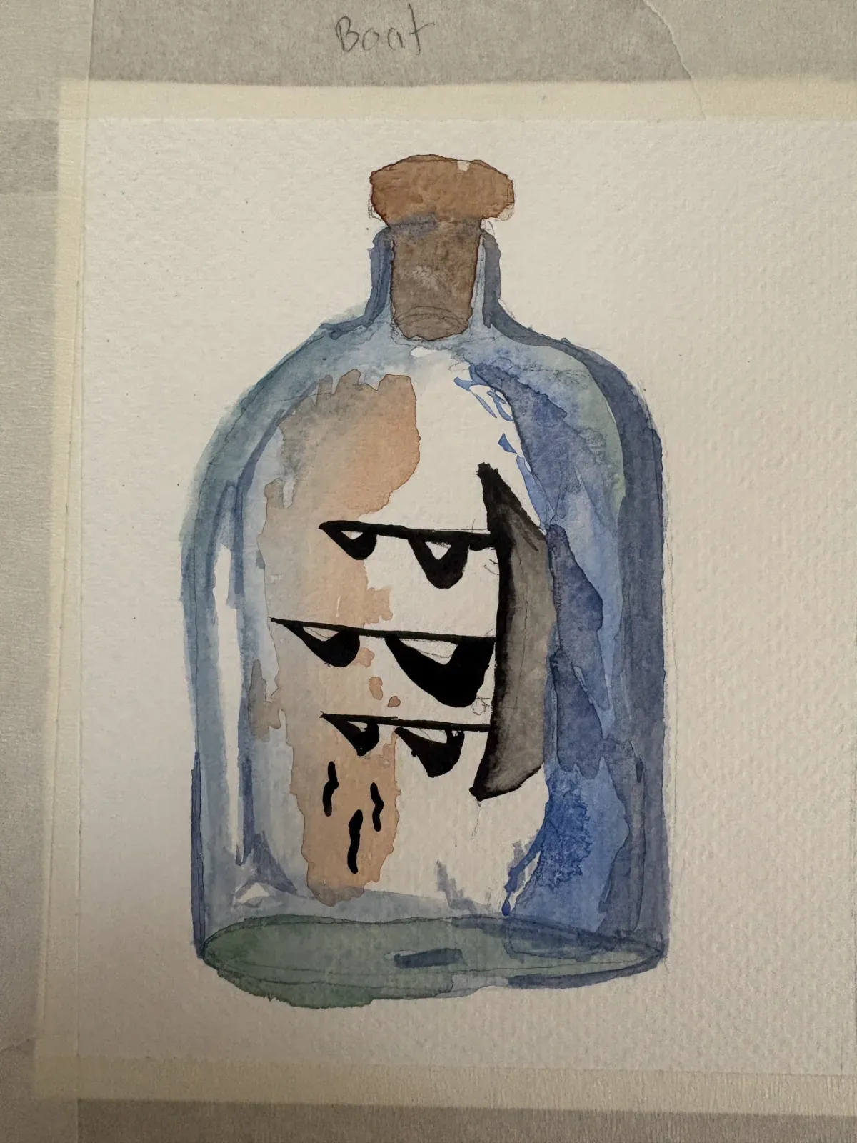 Boat in a bottle