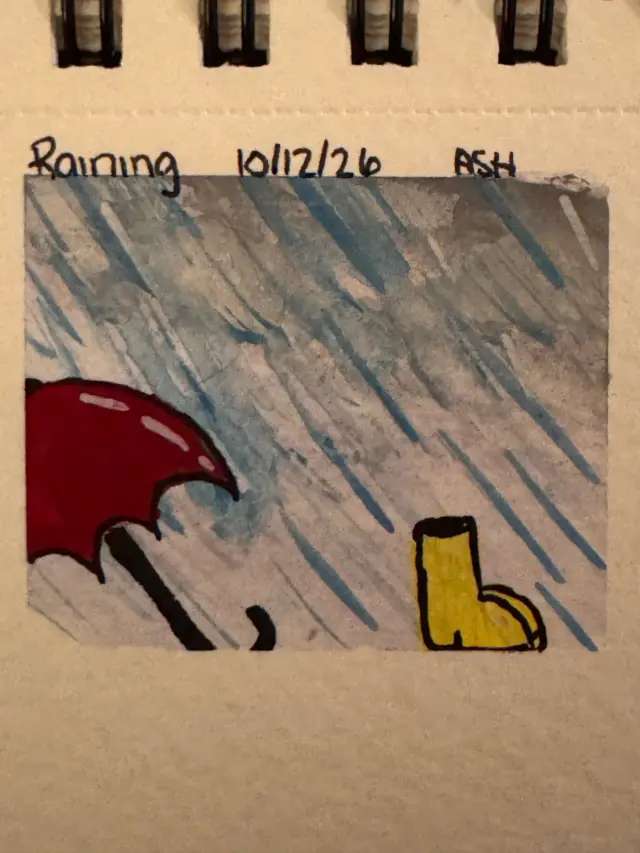 Raining
