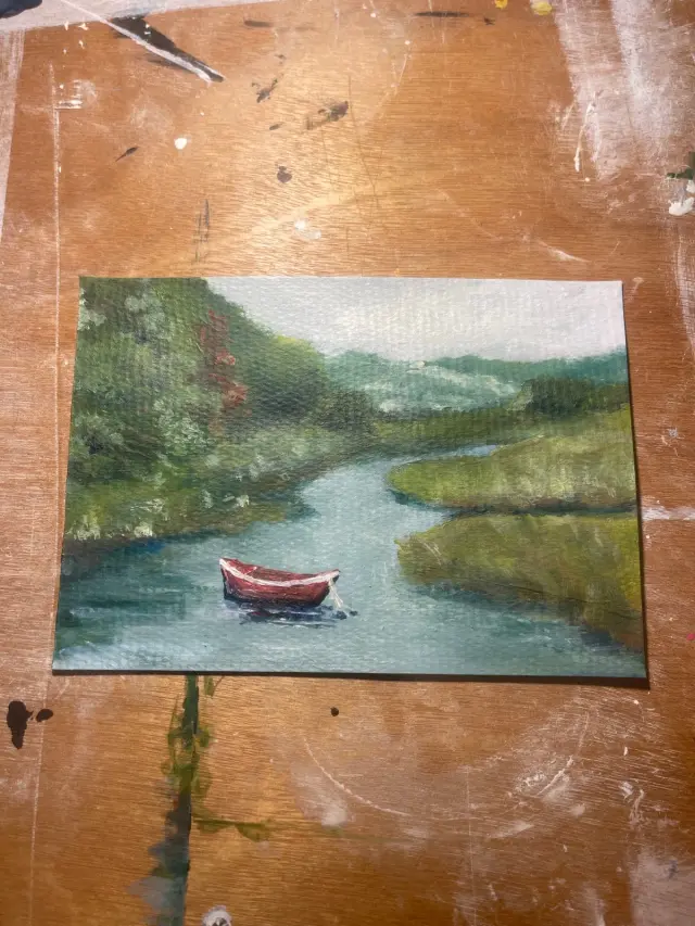 Little red boat