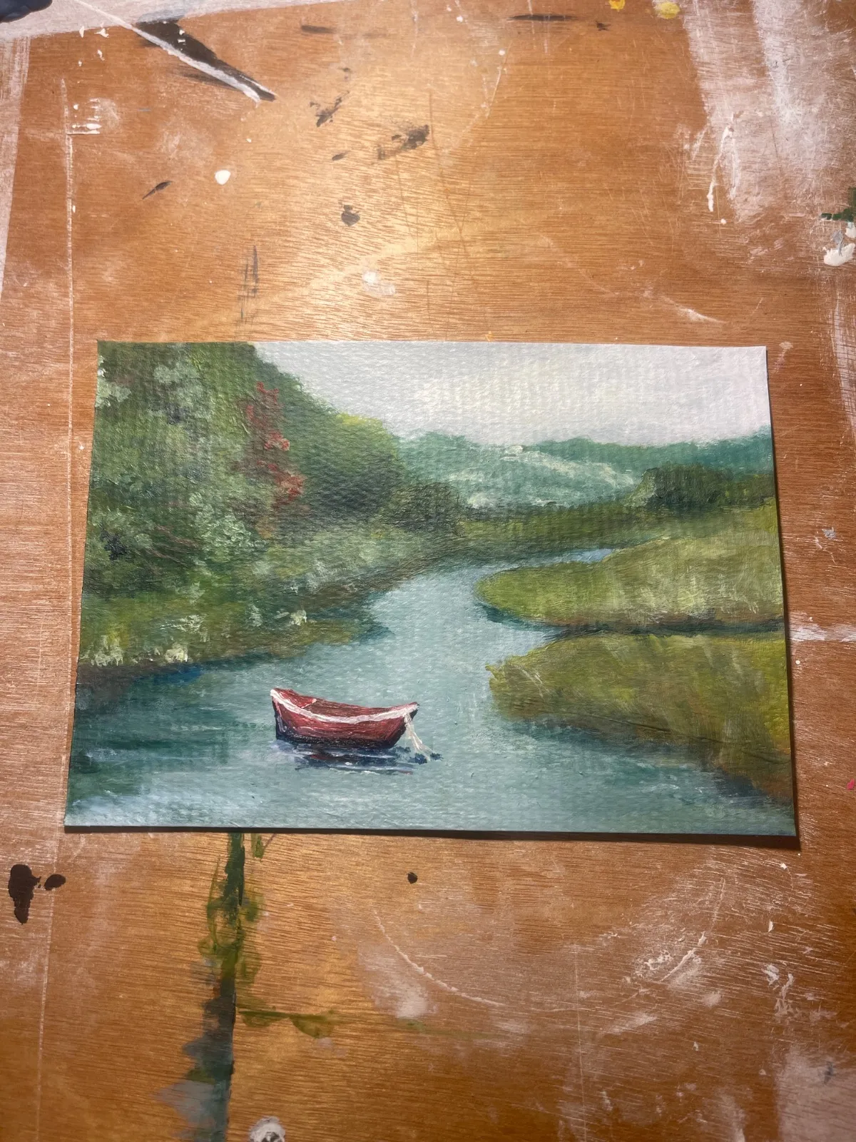 Little red boat