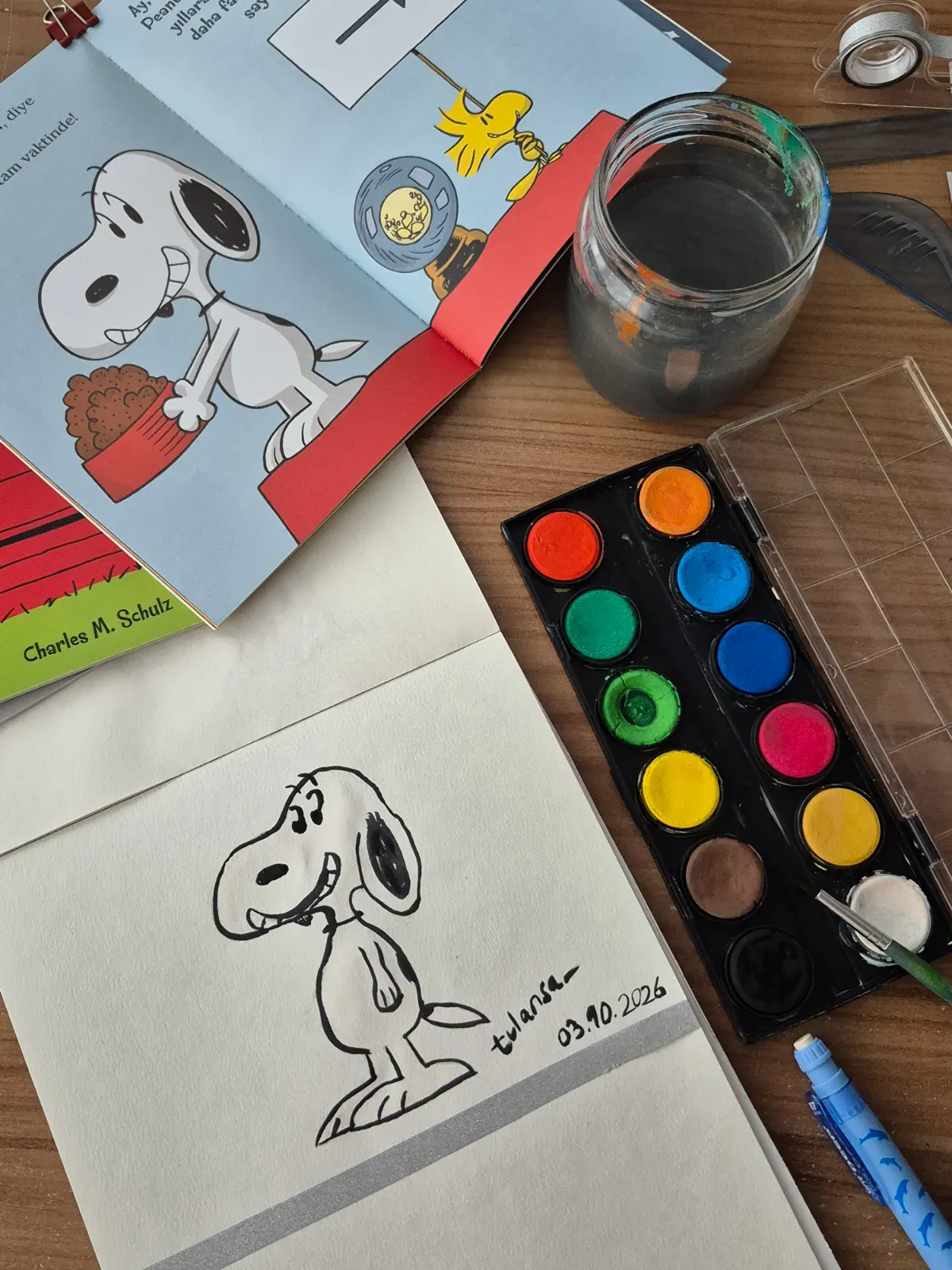 Smiling Snoopy Dog