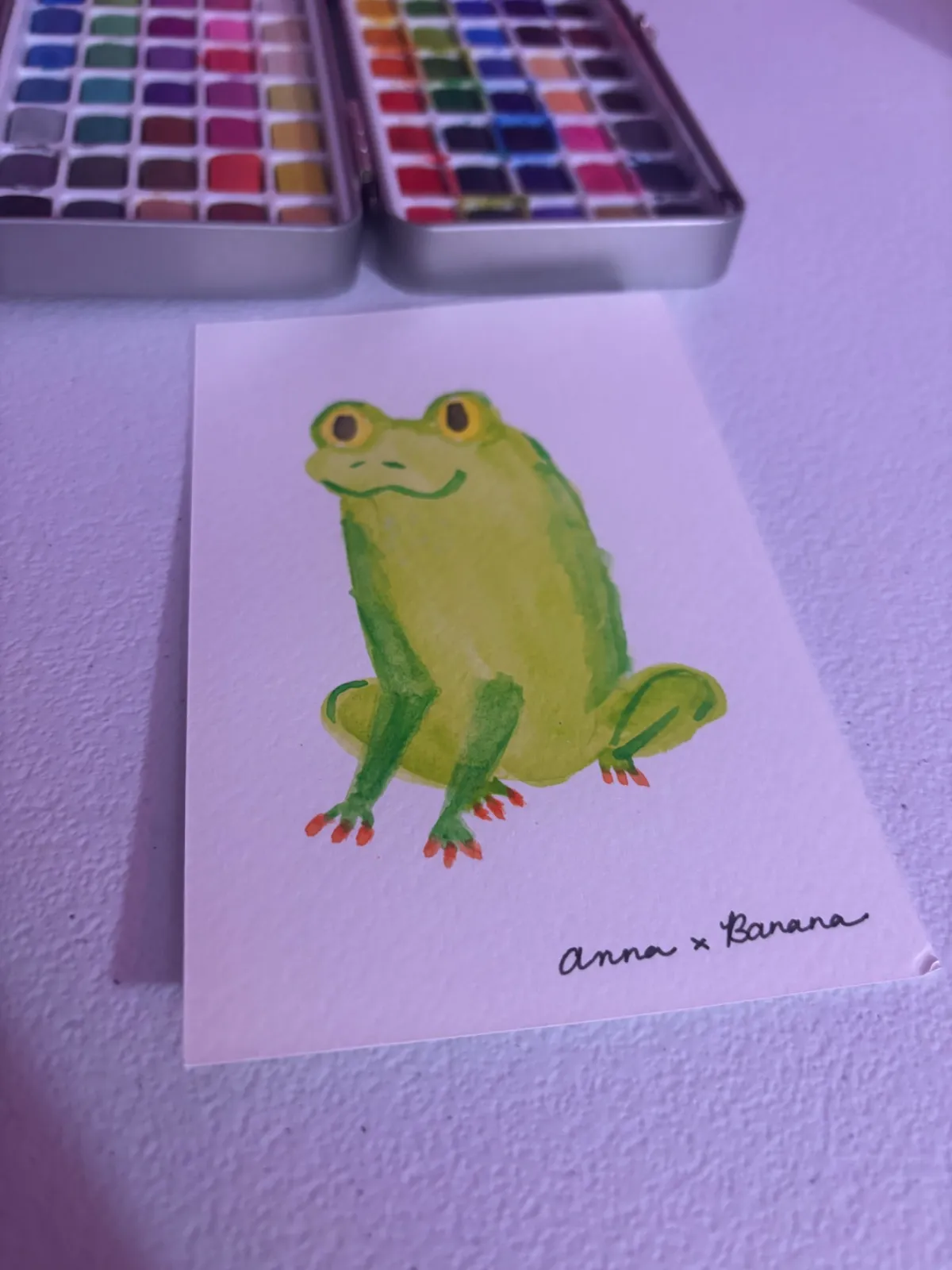 happy little frog