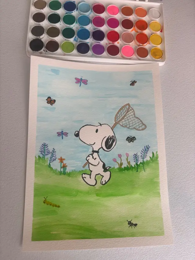 Snoopy’s Butterfly Chase