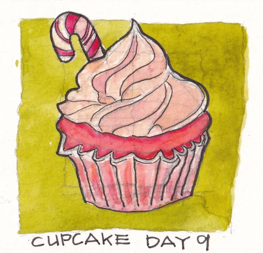 Grinch Cupcake