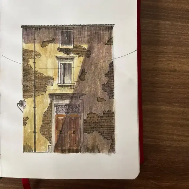 italian run down house