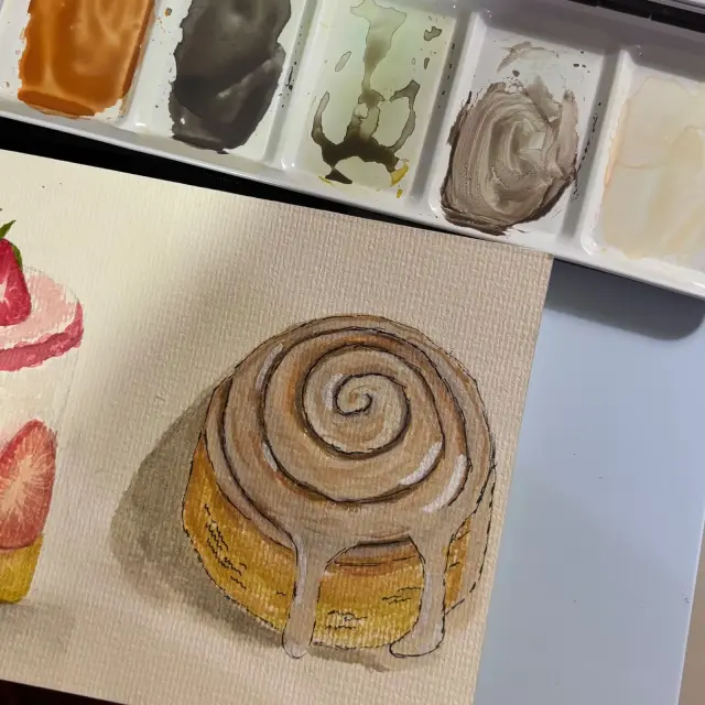 1 cinnamon roll pls