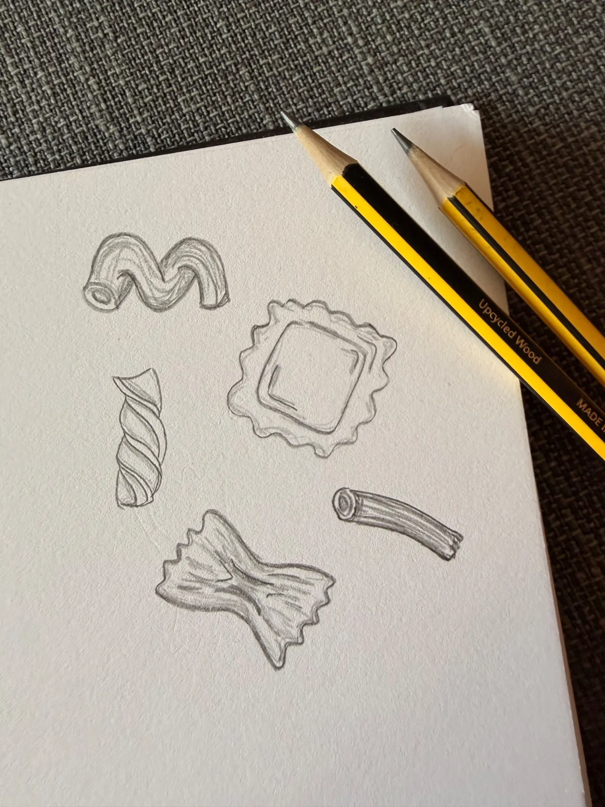 Lack of time, „lazy“ pasta sketch