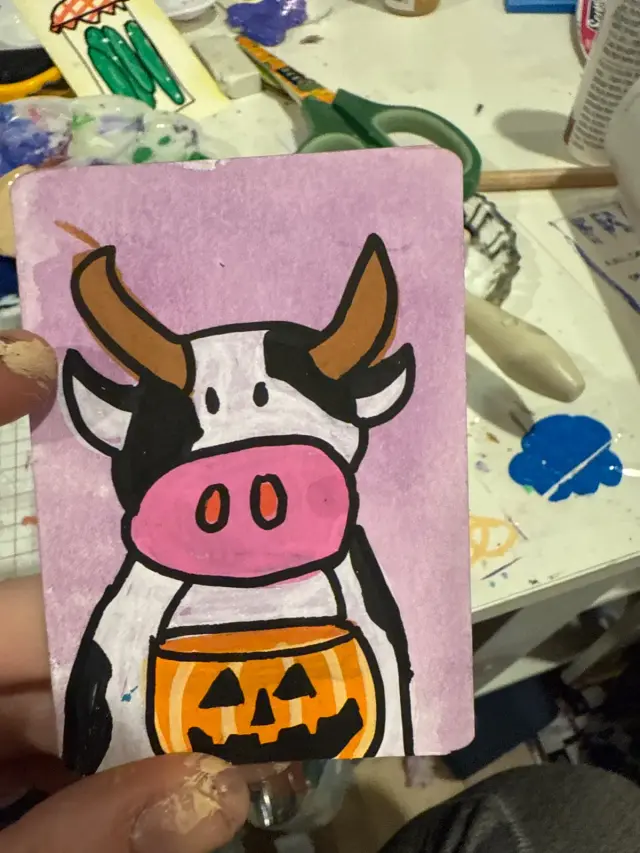 Mr. Moo Goes Trick-Or-Treating