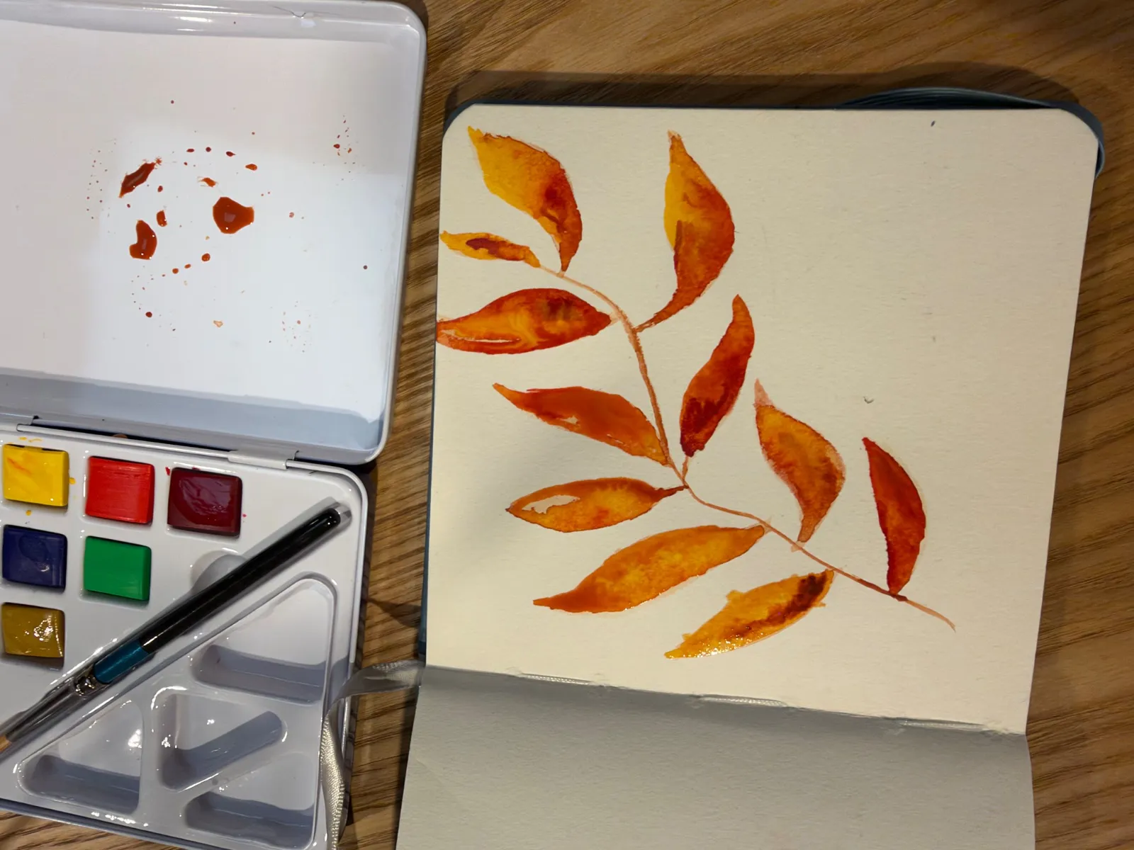 Orange-ish leaves