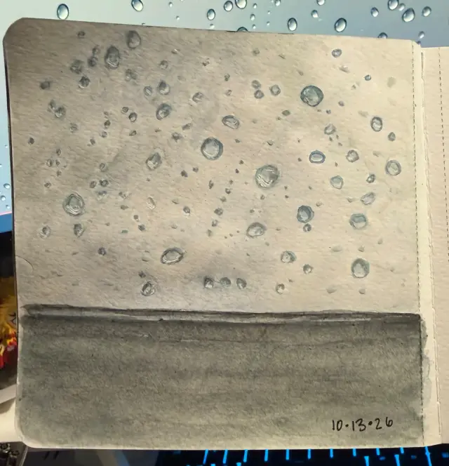 It’s been raining