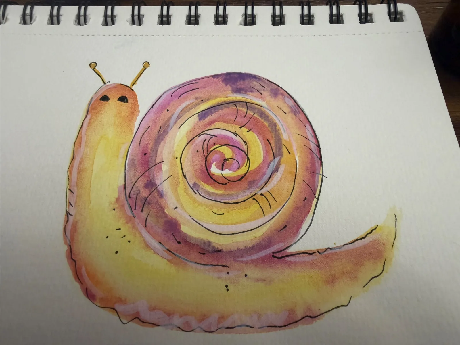 Moody snail