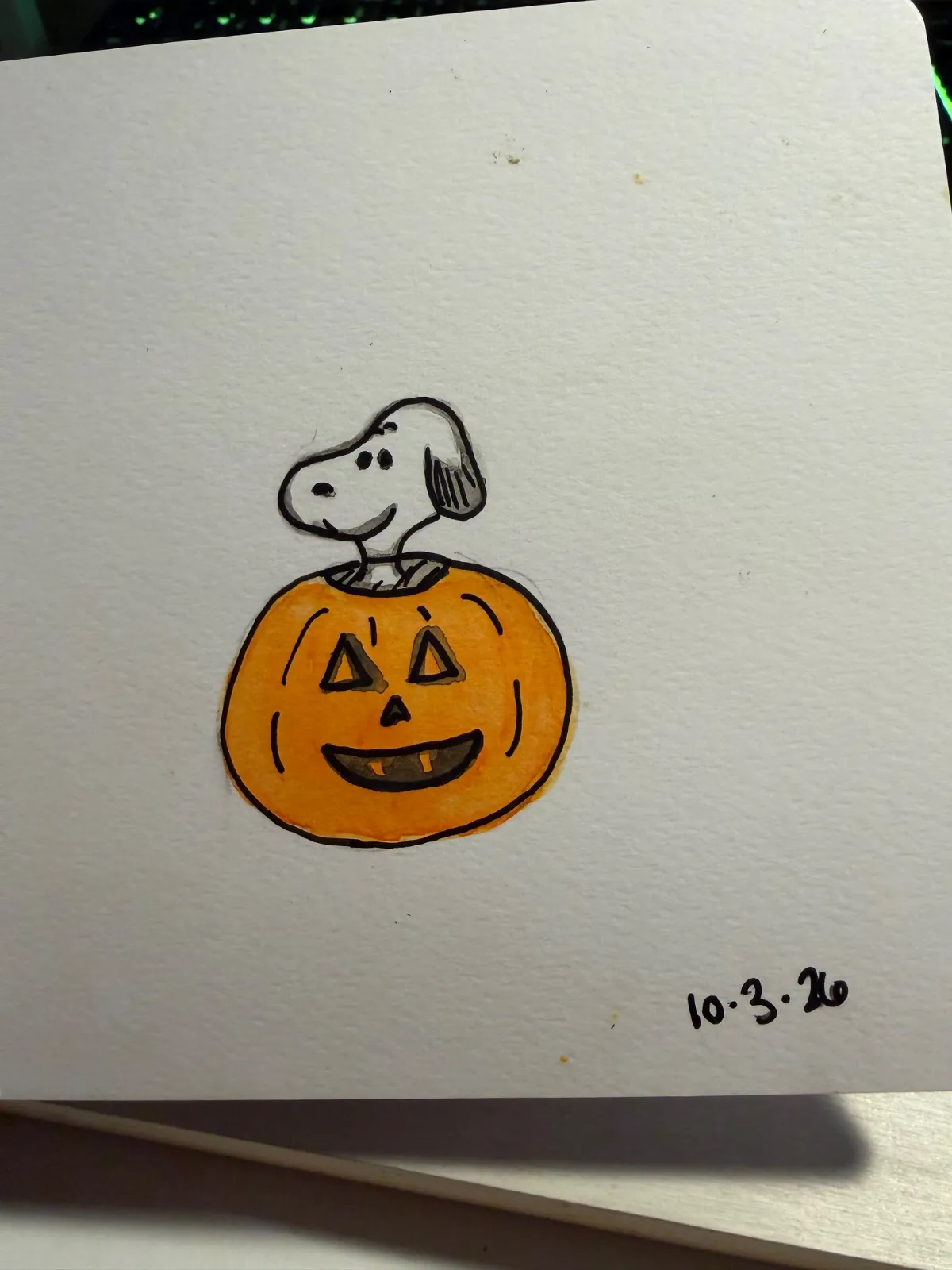Pumpkin Snoopy