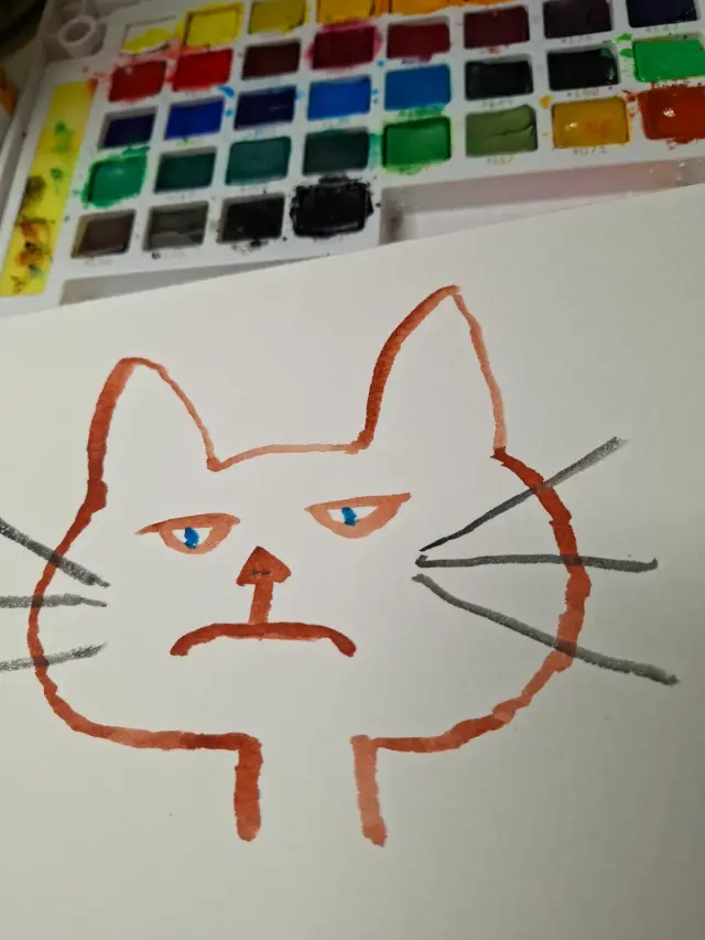 Angry cat