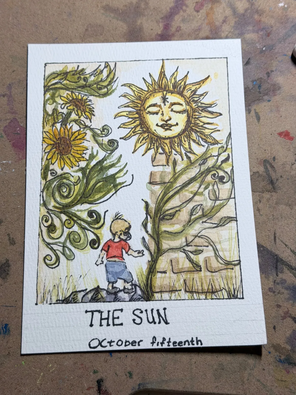 The sun